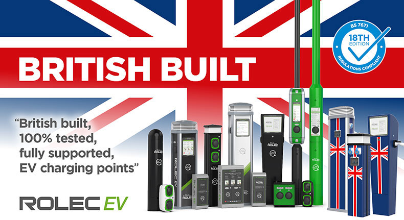 British built EV charging systems